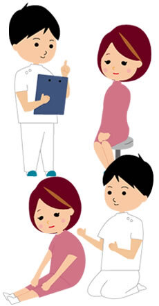 回復 リハビリ 筋力トレーニング パートナーストレッチ マッサージ