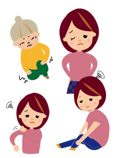 産後 腰椎 股関節痛 坐骨神経痛 背部痛 膝関節痛 手指 下指のしびれ